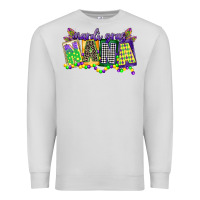 Dove Grey mardi gras nana Premium Sweatshirt - CowGirlArtShop