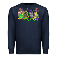 Navy mardi gras nana Premium Sweatshirt - CowGirlArtShop