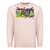 Pale Pink mardi gras nana Premium Sweatshirt - CowGirlArtShop