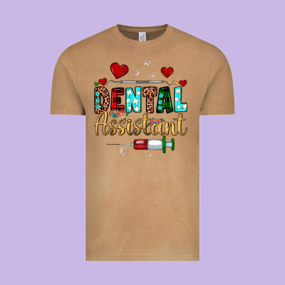 Christmas Dental Assistant Vintage Tee Designed By Jahusdesignshop