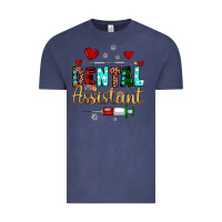 Vintage Denim Christmas dental assistant Vintage Tee - JahusDesignShop