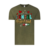 Vintage Olive Christmas dental assistant Vintage Tee - JahusDesignShop