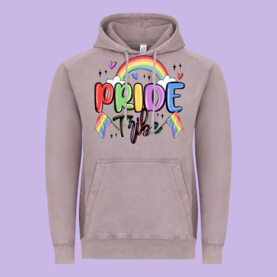 Pride Tribe Vintage Hoodie Designed By Maliassmallbusiness