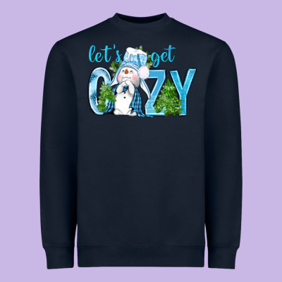 Let's Get Cozy Heavyweight Sweatshirt Designed By Bundleandbundleshop