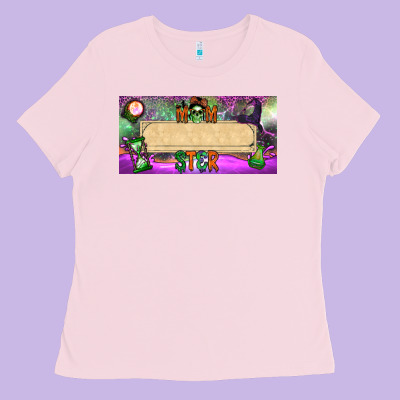 Custom Name Momster License Plate Template Ladies Tee Designed By Bundleandbundleshop