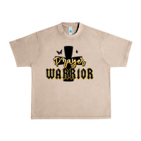 French Oak christian prayer warrior Urban Heavy Tee - MaliasSmallBusiness