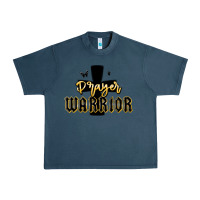 Midnight Navy christian prayer warrior Urban Heavy Tee - MaliasSmallBusiness