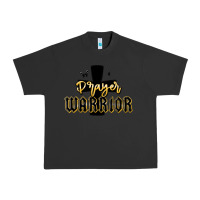 Pigment Black christian prayer warrior Urban Heavy Tee - MaliasSmallBusiness