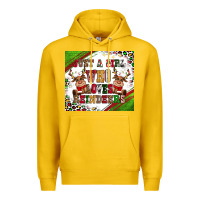Lemon just a girl who loves reindeer Premium Hoodie - CowGirlArtShop