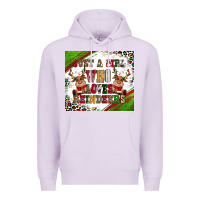 Lilac just a girl who loves reindeer Premium Hoodie - CowGirlArtShop
