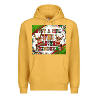 Mustard just a girl who loves reindeer Premium Hoodie - CowGirlArtShop