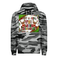 Slate Camo just a girl who loves reindeer Premium Hoodie - CowGirlArtShop