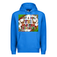 True Royal just a girl who loves reindeer Premium Hoodie - CowGirlArtShop