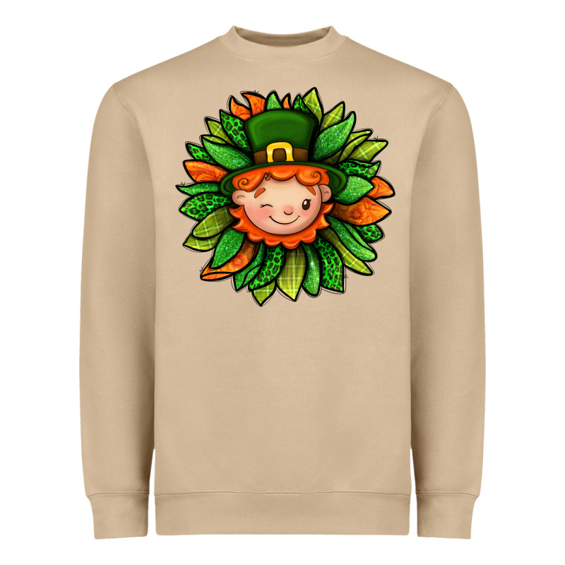 St. Patricks Sunflower With Dwarf Heavyweight Sweatshirt by BundleAndBundleShop | Teevron