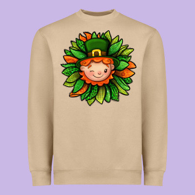 St. Patricks Sunflower With Dwarf Heavyweight Sweatshirt Designed By Bundleandbundleshop