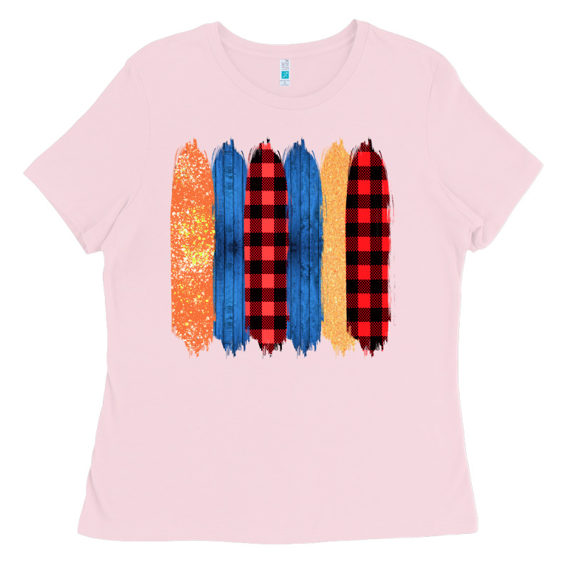 Western Farm Life Pattern Brush Stroke Ladies Tee by Bettercallsaul | Teevron