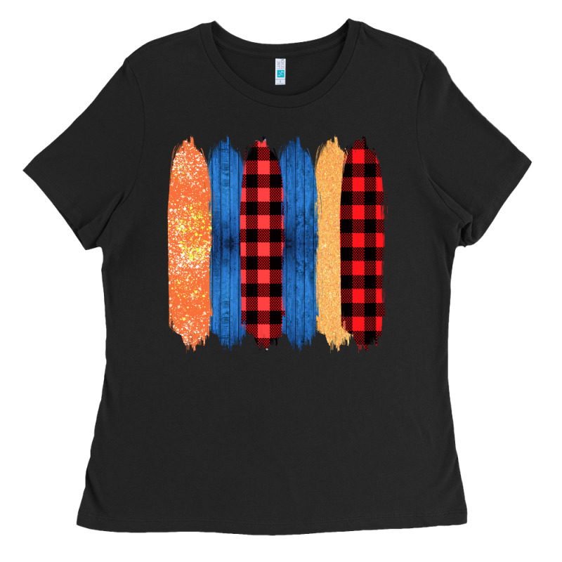 Western Farm Life Pattern Brush Stroke Ladies Tee by Bettercallsaul | Teevron