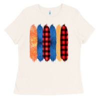 Bone Western Farm Life Pattern Brush Stroke Ladies Tee - Bettercallsaul