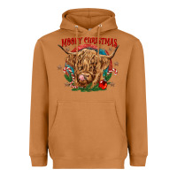 Meerkat mooey christmas Heavyweight Hoodie - CowGirlArtShop