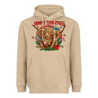 Mushroom mooey christmas Heavyweight Hoodie - CowGirlArtShop