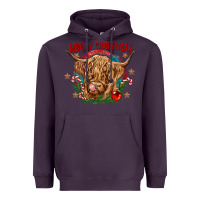 Plum mooey christmas Heavyweight Hoodie - CowGirlArtShop