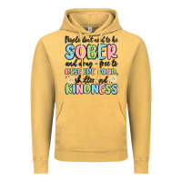 Vintage Mustard people dont need to be sober and drugfree to deserve food Vintage Hoodie - MaliasSmallBusiness