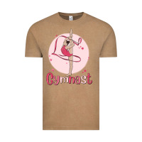 Vintage Coffee gymnast Vintage Tee - MaliasSmallBusiness