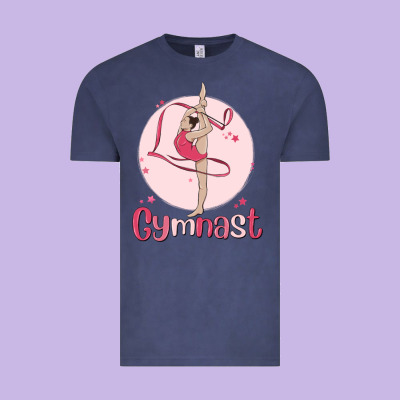 Gymnast Vintage Tee Designed By Maliassmallbusiness