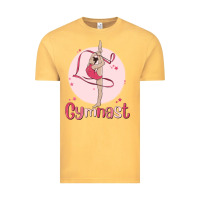 Vintage Mustard gymnast Vintage Tee - MaliasSmallBusiness