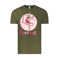 Vintage Olive gymnast Vintage Tee - MaliasSmallBusiness