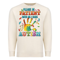 Sandshell please be patient with me i have autism Premium Sweatshirt - CowGirlArtShop