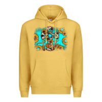 Antique Gold faith cross Premium Hoodie - JahusDesignShop