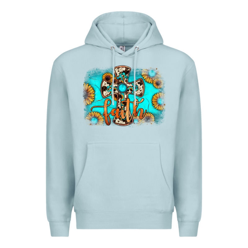 Faith Cross Premium Hoodie by JahusDesignShop | Teevron