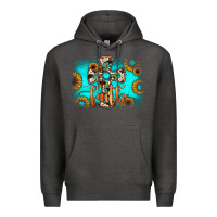 Charcoal Heather faith cross Premium Hoodie - JahusDesignShop