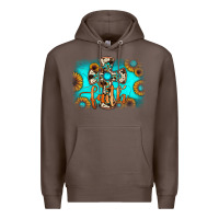 Coffee faith cross Premium Hoodie - JahusDesignShop