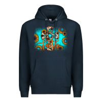 Navy faith cross Premium Hoodie - JahusDesignShop