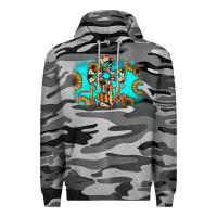 Slate Camo faith cross Premium Hoodie - JahusDesignShop