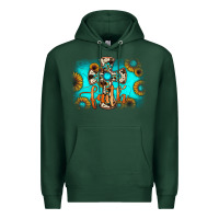 Sports Green faith cross Premium Hoodie - JahusDesignShop