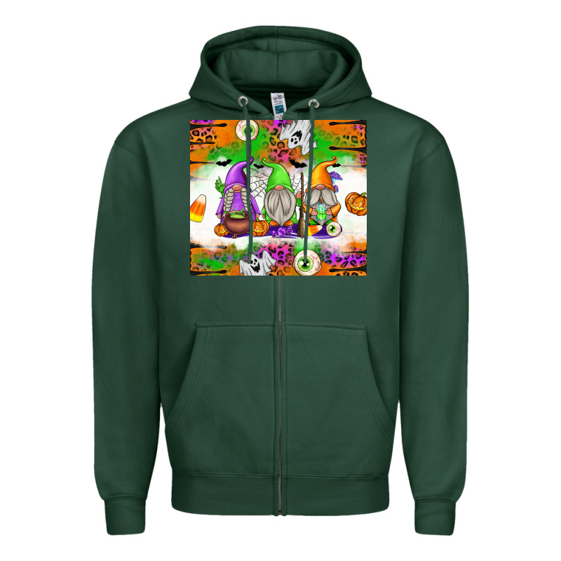 Halloween Gnomes Zipper Hoodie by texasbilliewilder | Teevron