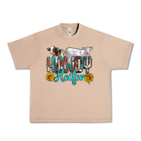 Western Howdy Heifer Urban Heavy Tee | Teevron