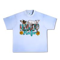 Grape Ice western howdy heifer Urban Heavy Tee - NancyCooperArtShop
