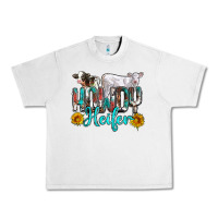 Lunar Rock western howdy heifer Urban Heavy Tee - NancyCooperArtShop