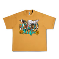 Peanut Butter western howdy heifer Urban Heavy Tee - NancyCooperArtShop