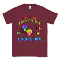 Burgundy i may be straight pride day Classic Tee - MaliasSmallBusiness