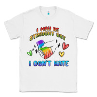 White i may be straight pride day Classic Tee - MaliasSmallBusiness