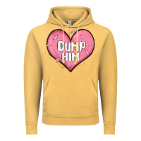 Vintage Mustard dump him valentines day Vintage Hoodie - MaliasSmallBusiness