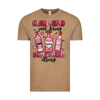 Vintage Coffee dear cupid just bring something strong Vintage Tee - MaliasSmallBusiness