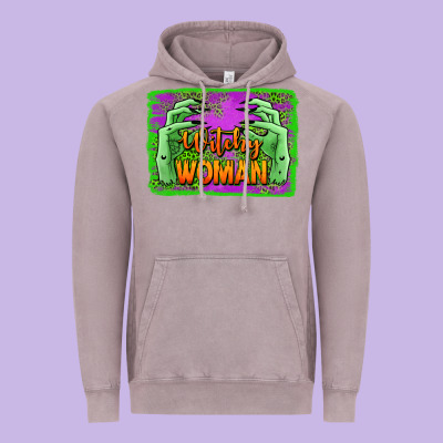 Witchy Woman Hands Vintage Hoodie Designed By Jasminsmagicworld