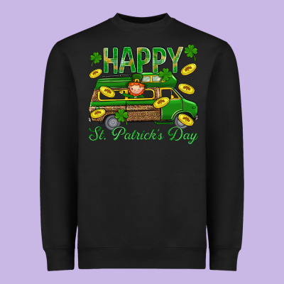 Happy St. Patricks Day Heavyweight Sweatshirt Designed By Bundleandbundleshop