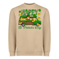 Mushroom Happy St. Patricks Day Heavyweight Sweatshirt - BundleAndBundleShop